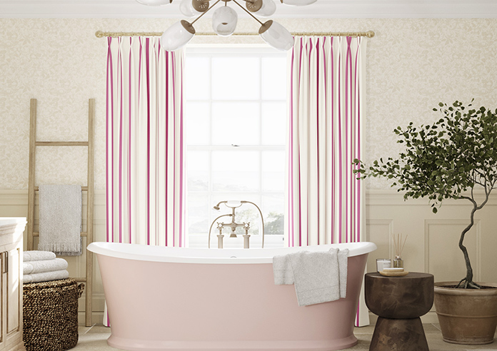 Winnies Stripe, Cosmos - Made to Measure Curtains - Image 3
